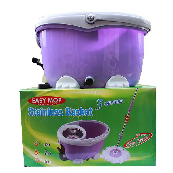 cây lau nhà 360 độ Easy Mop lồng Inox giá rẻ