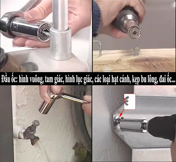 bộ tuýp vặn đa năng Gator Grip tiện dụng