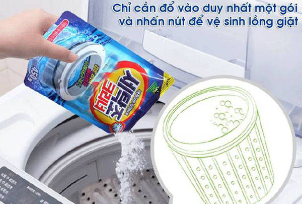 Bán buôn bột vệ sinh lồng máy giặt Hàn Quốc