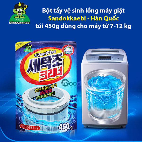Bán sỉ bột vệ sinh lồng máy giặt Hàn Quốc