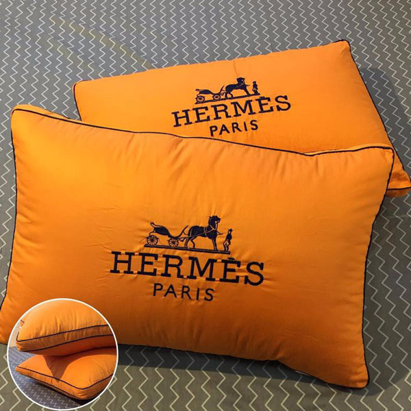 Cặp gối lông vũ Hermes Paris cao cấp