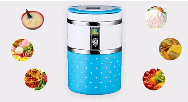 Cặp lồng giữ nhiệt 2 tầng tiện dụng