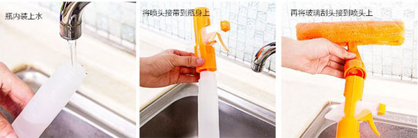 Bán buôn cây lau kính kèm bình xịt