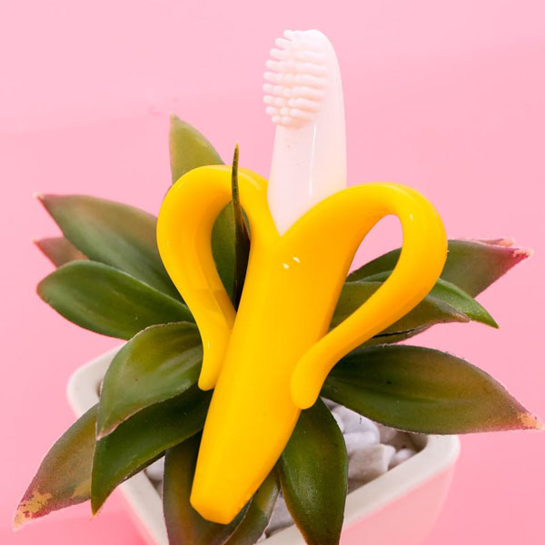 Dụng cụ gặm nướu 2 trong 1 Baby Banana - Mỹ