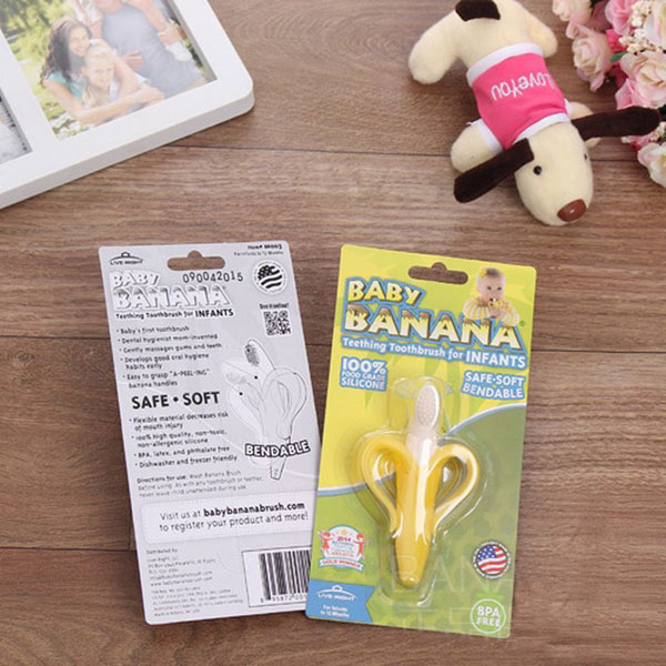 Bán sỉ dụng cụ gặm nướu Baby Banana - Mỹ
