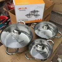 Bộ 3 Nồi Inox Goldsun
