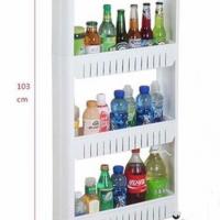 Kệ Nhựa Để Đồ 3 Tầng có Bánh Xe