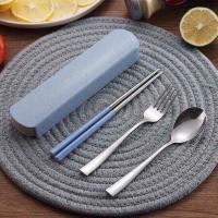 Bộ Thìa Dĩa Đũa Tay Cầm Inox Chống Gỉ