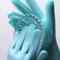 Găng Tay Silicon Kiêm Miếng Rửa Bát