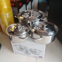 Bộ 3 nồi inox Stas Cao cấp