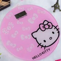 Cân điện tử sức khỏe tròn hello kitty