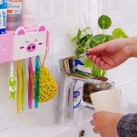 Dụng cụ treo bàn chải đánh răng hình chú heo