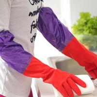 Găng tay cao su lót nỉ – Găng tay rửa bát