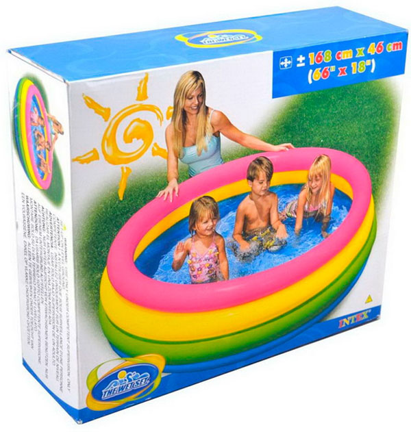 Bán sỉ bể bơi phao 4 tầng Intex 56441 cho bé