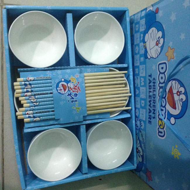 Bộ 6 Bát Đũa Doremon Xuất Nhật cao cấp