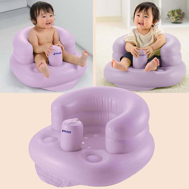 Bán buôn ghế hơi cho bé tập ngồi Richell