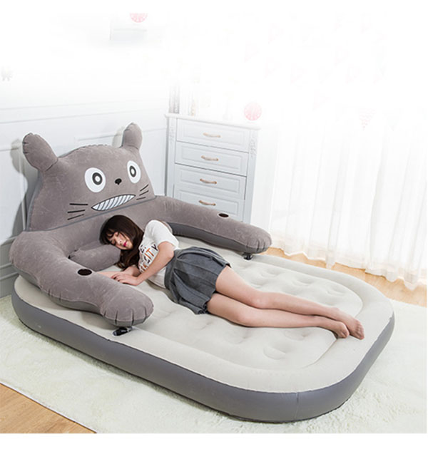 Giường hơi kute kèm bơm điện
