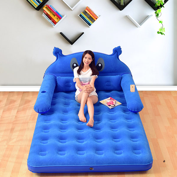 Giường hơi kute kèm bơm điện