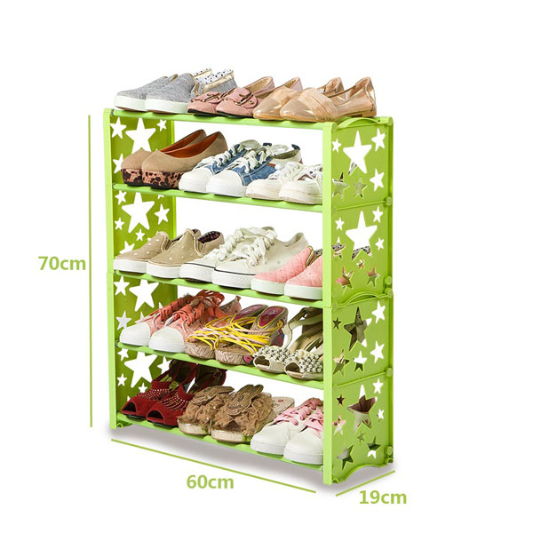 Kệ để giày dép 5 tầng hình sao