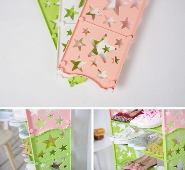 Kệ để giày dép 5 tầng hình sao