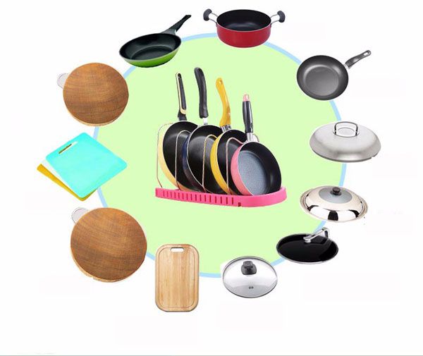 Kệ để xoong chảo bát đĩa 2 tư thế