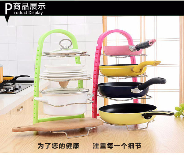 Kệ để xoong chảo bát đĩa 2 tư thế