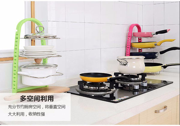 Kệ để xoong chảo bát đĩa 2 tư thế