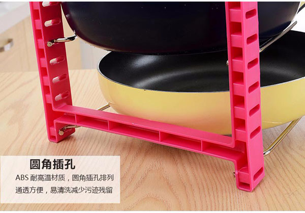 Kệ để xoong chảo bát đĩa 2 tư thế