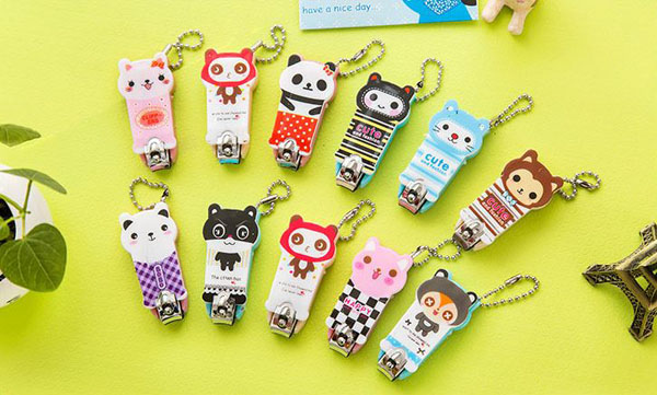 Kềm cắt móng mini dạng móc khóa dễ thương