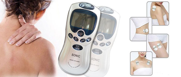 Máy mát xa trị liệu 4 miếng dán sonic giá rẻ