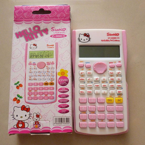 Máy tính fx doremon - hello kitty dễ thương
