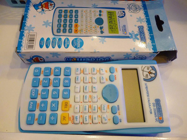 Máy tính fx doremon - hello kitty dễ thương