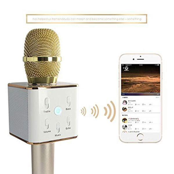 Micro hát karaoke kiêm loa bluetooth Tuxun Q7