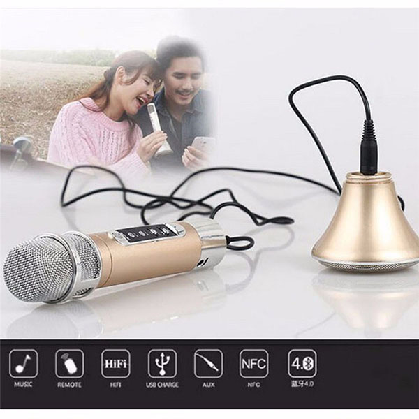 Microphone kèm loa bluetooth K168