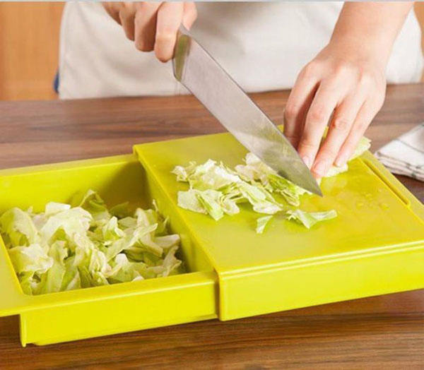Bán buôn thớt nhựa kèm rổ 2 in 1