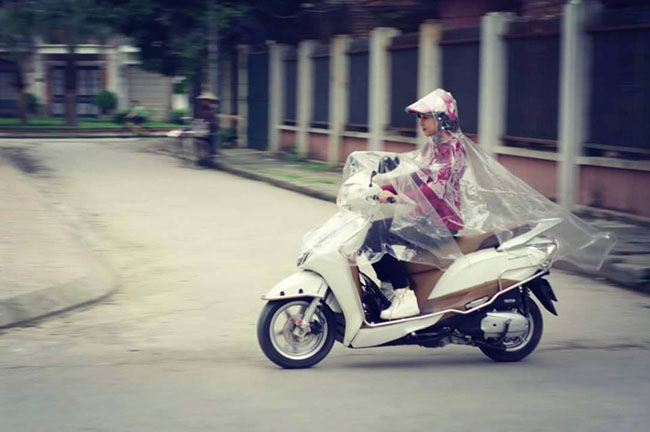 Bán sỉ áo mưa che mặt trong suốt