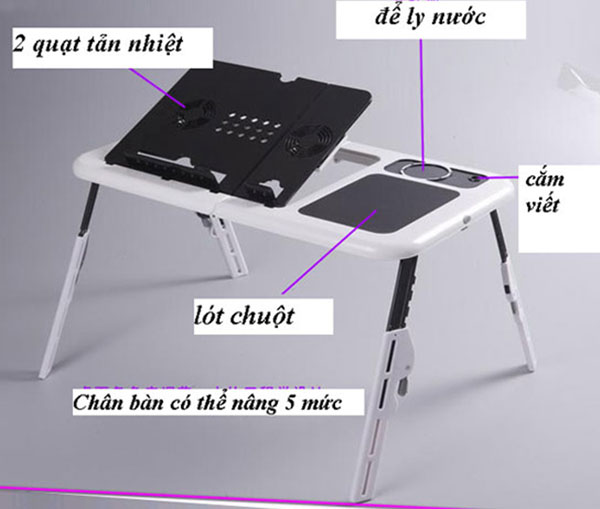 Bán buôn bàn để laptop đa chức năng E-Table