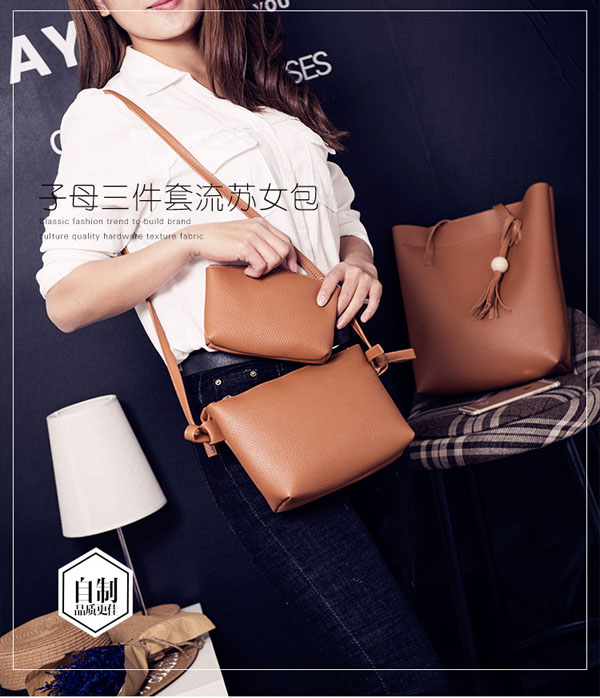 Bộ 3 túi xách da sang trọng cao cấp