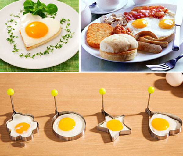 Bộ 4 khuôn chiên trứng làm bánh tạo hình