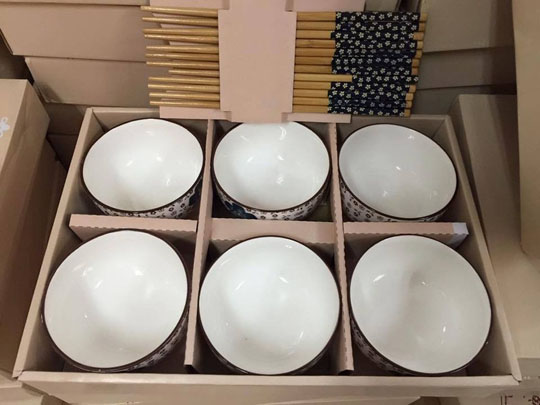 bộ 6 bát đũa xuất nhật cao cấp