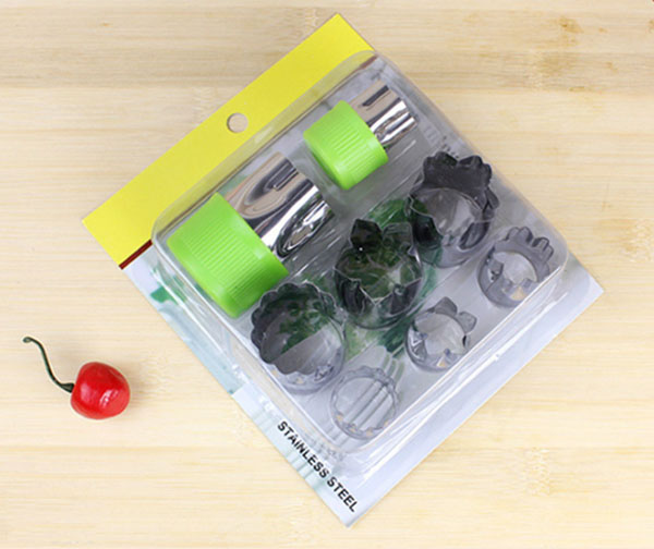 Bộ 8 khuôn inox tạo hình rau củ quả
