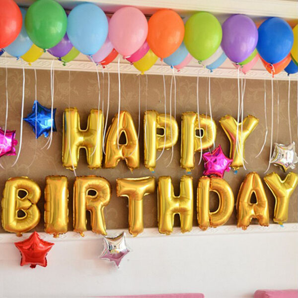 Bán sỉ bộ bóng bay trang trí sinh nhật Happy Birthday