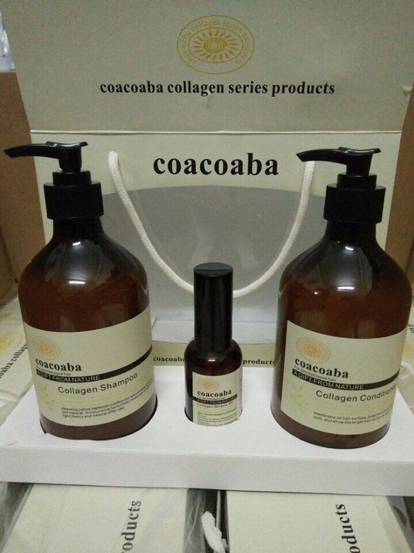 Bộ dầu gội xả dưỡng Coacoaba Collagen