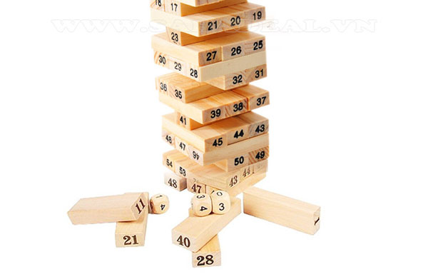 Bộ đồ chơi rút gỗ Wood Toys loại lớn