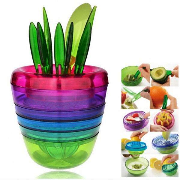 Bộ dụng cụ cắt gọt trái cây 10 chức năng