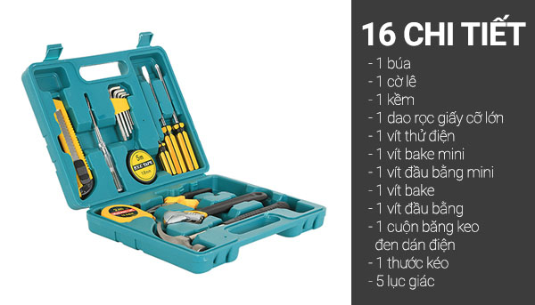 Bán sỉ  bộ dụng cụ sửa chữa đa năng 16 món
