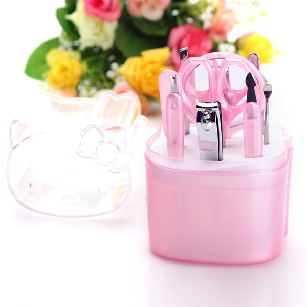 Bán buôn bộ kềm cắt móng 9 món Hello Kitty