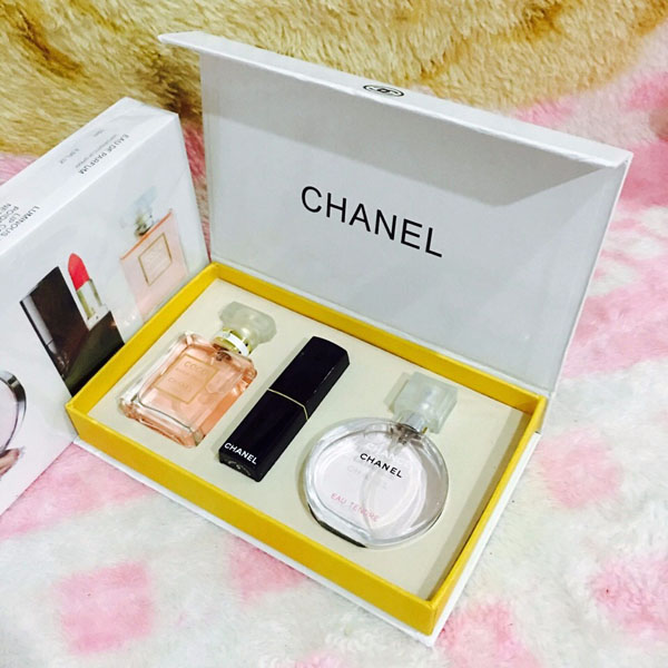 Bán sỉ bộ mỹ phẩm Chanel 3 món cao cấp