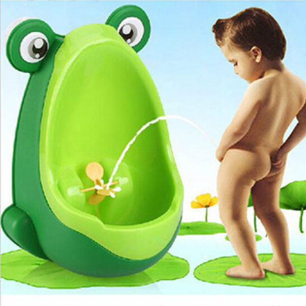 Bô tiểu mini gắn tường cho bé trai hình chú ếch