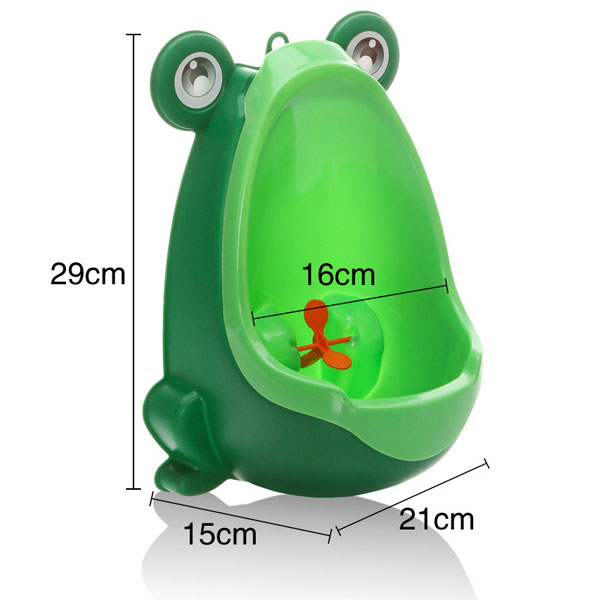 Bán buôn bô tiểu mini gắn tường cho bé trai hình chú ếch